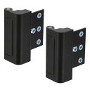 ホームセキュリティドアロック ドア補強ロック 7.6 cmストップ付き 800ポンド抵抗 フロントドアキックインセキュリティプロテクター 内開きドアラッチ用 ブ...