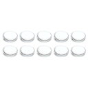 PATIKIL 直径16 mm 高さ6 mm 平凸レンズ 10個 アクリル LED光学凸コンデンサレンズ LED 懐中電灯 自転車ヘッドランプ用 透明