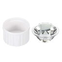 PATIKIL 20 mm LEDレンズ 5度 プラスチックホルダー付き 8セット アクリル 光学レンズ 1W 3WハイパワーLEDライト用 ホワイト 透明 ホ...