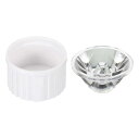 PATIKIL 20 mm LEDレンズ 10度 プラスチックホルダー付き 8セット アクリル 光学レンズ 1W 3WハイパワーLEDライト用 ホワイト 透明