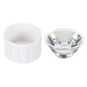 PATIKIL 20 mm LEDレンズ 20度 プラスチックホルダー付き 8セット アクリル 光学レンズ 1W 3WハイパワーLEDライト用 ホワイト 透明