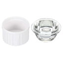 PATIKIL 20 mm LEDレンズ 90度 プラスチックホルダー付き 8セット アクリル 光学レンズ 1W 3WハイパワーLEDライト用 ホワイト 透明