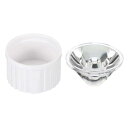 PATIKIL 20 mm LEDレンズ 15度 プラスチックホルダー付き 20セット アクリル 光学レンズ 1W 3WハイパワーLEDライト用 ホワイト 透明