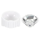PATIKIL 20 mm LEDレンズ 8度 プラスチックホルダー付き 10セット アクリル 光学レンズ 1W 3WハイパワーLEDライト用 ホワイト 透明