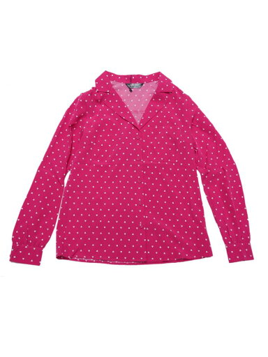 Allegra K シャツ トップス ボタンダウン Vネック ノッチドラペル 長袖 胸ポケット レディース ローズレッド S Allegra K シャツ トップス ボタンダウン Vネック ノッチドラペル 長袖 胸ポケット レディース ローズレッド S
