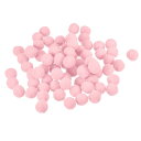 ポリエステルボール フェルトファブリック製 手工芸品用 プロジェクト用 直径1.5cm ピンクa 100個入(4)
