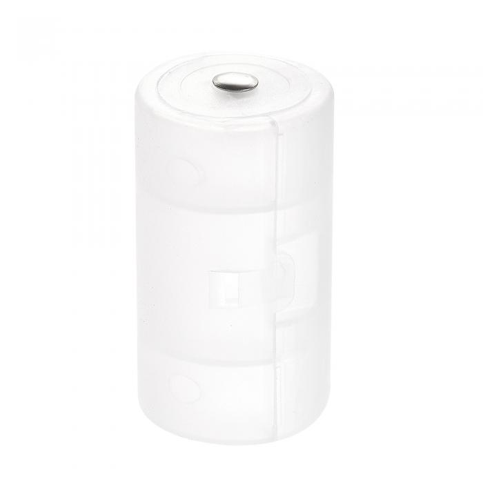 バッテリーアダプター AA-Dサイズバッテリーアダプター バッテリーコンバーターホルダー 金属接点 クリア 8個