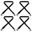 PATIKIL 150 cm x 2.5 cm スキーキャリアストラップ 4個 スノーボードブーツキャリーストラップ 調節可能なショルダースリング トートリーシ...