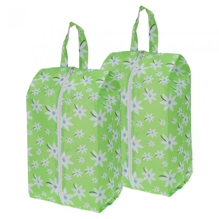 CAPASTEC 2個のトラベルシューバッグ、メンズ・ウィメンズ用のファッションシューバッグ、シューズ収納、荷物整理用ポータブルシューポーチ、エクストララージ、...