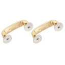 財布ストラップリング 30mm 金属シャックルバックル 取り外し可能なクラスプ ネジ付き バッグチェーンクラフトDIY交換用 ゴールドトーン 2個入り
