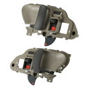 VekAuto 左運転席 右助手席側 自動車室内ドアハンドル Chevyに対応 C1500 1995-1999に対応 耐久性のあるプラスチック ブラウン 2個