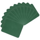 アイロンパッチ 補修パッチ 装飾パッチ 衣料パンツバッグ用 ダークグりーン 95 x 125mm 12枚