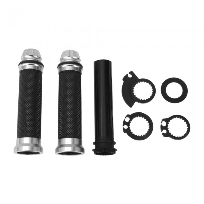 Partuto 7/8インチ 22mm 15/16インチ 24mm モーターサイクルハンドグリップカバーキット ノンスリップ ..