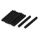 六角穴付きボルトセット グラブネジ 六角ソケットセット キャップポイント M5x40mm ブラック 10個入り(4)