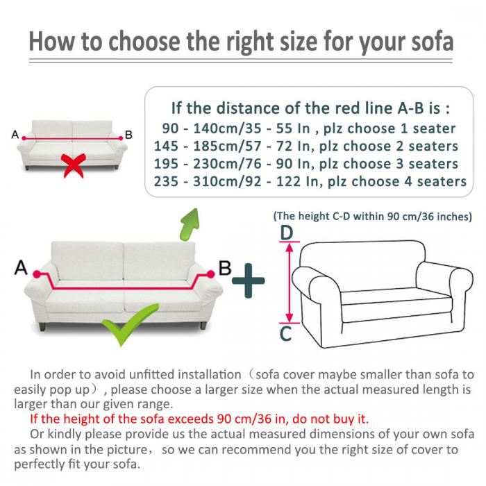 ソウテン ソファカバー チェアカバー スリップカバー ソファ保護 家庭用 弾性 ストレッチ 取り外し可能 洗濯可能 伸縮素材 2人掛け 145x185cm タイプ12