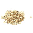 押しピン 釘 ゴールドトーン 金属 家具 フラワーパターン 室内装飾 10 x 10mm 190個入り