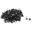 押しピン プッシュピン 釘 家庭用 金属家具 室内装飾 装飾 ブラック 9 x 15mm 200個入り