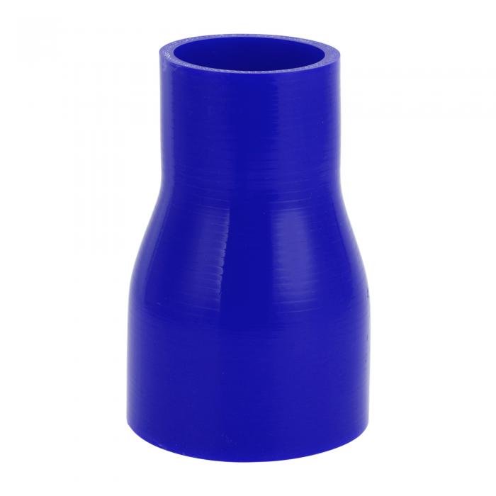 X AUTOHAUX シリコンホース 異径 シリコンチューブ ブルー 長さ127mm 内径76-51mm 汎用 自動車 建設機械 工業用 研究機器 農業機械 ダクトホース ヒーター ホース インテークホース インテークパイプ ラジェーターホース