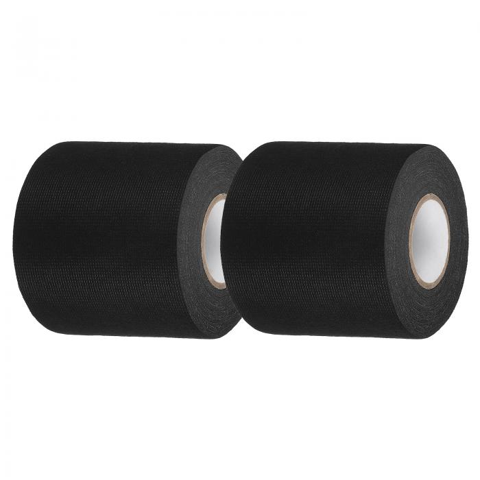 ワイヤーハーネステープ 3.15インチ×49.2フィートの自己粘着布電気テープ 自動車用電気ケーブル固定用..