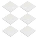 PATIKIL 76 x 76 mm 罫線付きグリッド ポストイット 66パッド/個 自己粘着 メモ帳 480シート 粘着メモポスト ホーム オフィス ビジネス用 ホワイト(3)