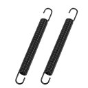 オートバイサイドブラケットキックスタンドスプリング トリポッドリターンスプリング GY6-125用 13cm ブラック 2個入り