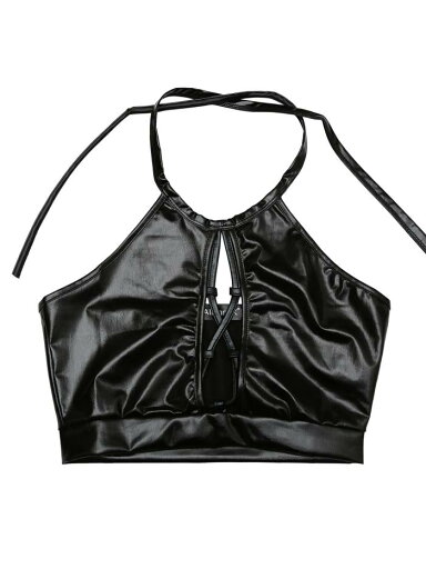Allegra K レディース 光沢 キャミソール セクシー サテン つるつる インナー パジャマ ブラック M Allegra K レディース 光沢 キャミソール セクシー サテン つるつる インナー パジャマ ブラック M