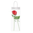PATIKIL 人工バラ 花 バレンタインデー 母 日 誕生日 記念日 贈り物 赤色 サイズ:40cm x 5cm