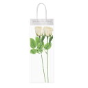 PATIKIL 人工バラ 花 贈り物 バレンタインデー 母 日 誕生日 記念日 シャンパンカラー 40cm x 5cm