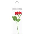 PATIKIL 人工バラ 花 贈り物 バレンタインデー 母 日 誕生日 記念日 赤 40cm x 10cm
