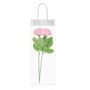 PATIKIL 人工バラ 花 バレンタインデー 母 日 誕生日 記念日 贈り物 ピンク色 サイズ:40cm x 10cm