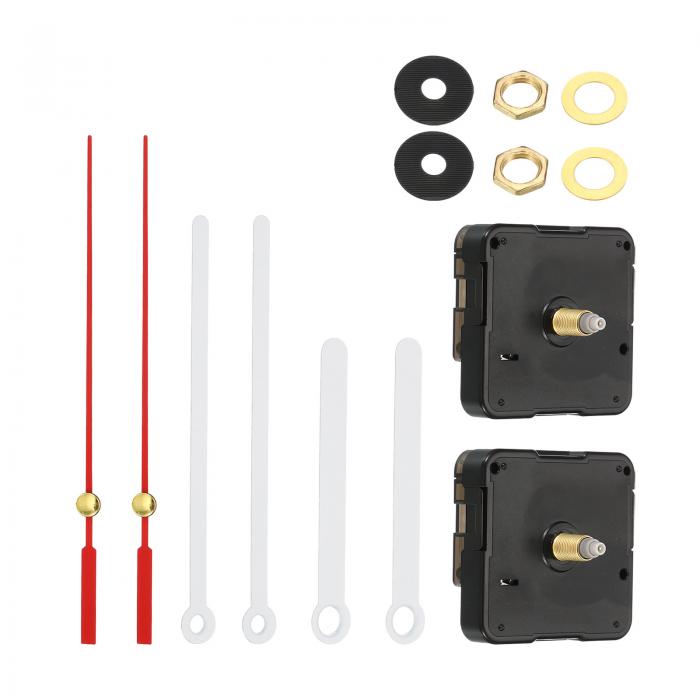 PATIKIL 時計仕掛け交換キット 2セット クォーツ時計仕掛け 電池式 DIY壁時計パーツ 1/2