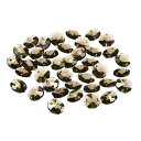 PATIKIL オクタゴンビーズ 40個 14mm シャンデリアプリズムパーツ 吊り下げビーズ DIYランプ 美術工芸装飾用 グレー