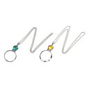 PATIKIL 3倍拡大 ルーペネックレス 2個セット ルーペ ペンダント 直径4.5cm ガラスレンズ 80cm 長さ チェーン 女性向け 読書ギフト クラフ...