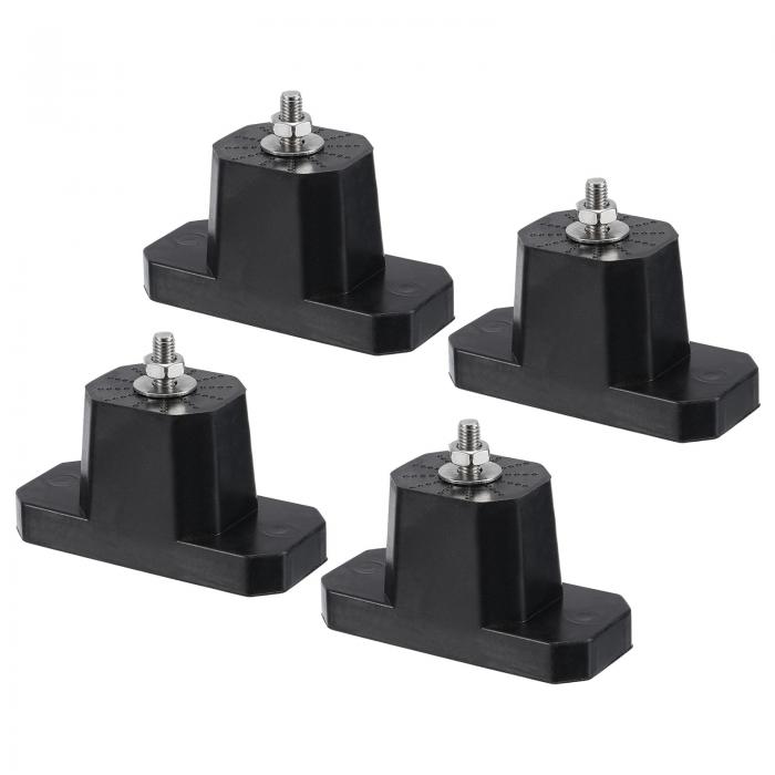 PATIKIL 4.33x1.81x2.36in マウンティングラバーパッドブ ラケット 屋外エアコンデンサーHVACショック..