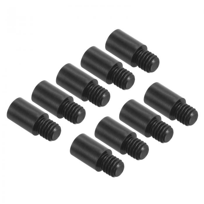 PATIKIL 1.5g 銅製ダーツウェイトアクセント9個セット 8.5mmの長さ 2BAスレッド ダーツウェイトアクセント ダーツアクセサリー 黒