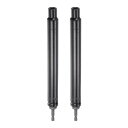 超ロング中空ソケット 10 mm x 200 mm ディープウェルインパクトナットドライバー 6.35 mm クイック交換 六角シャンクパワードリルアダプター ...
