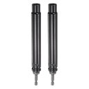 超ロング中空ソケット 14 mm x 150 mm ディープウェルインパクトナットドライバー 6.35 mm クイック交換 六角シャンクパワードリルアダプター ...