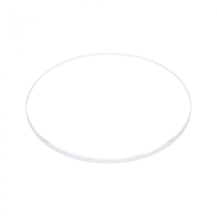 時計クリアクリスタルレンズガラス　34mm直径　1.5mm厚さ　ラウンドフラット　ミネラル高透過率　時計..