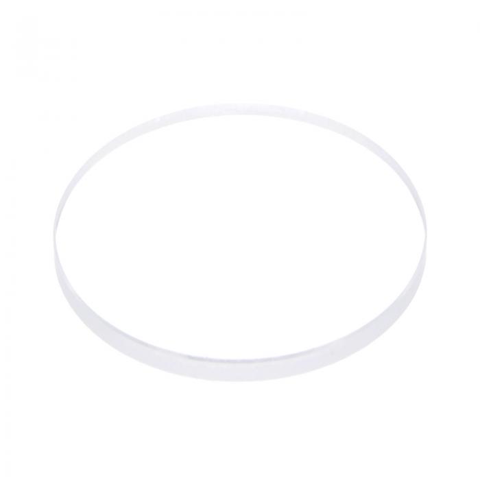 時計クリアクリスタルレンズガラス　36.5mm直径　2.5mm厚さ　ラウンドフラット　ミネラル高透過率　時..
