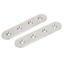 金属 フラット 修理 接合 ブレース 補修 プレート 100mmx20mmx3mm 2個入り