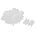 足キャップ チェアフットキャップ チューブキャップカバー フロアグライド U形 プラスチック 直径11mm 20個入り