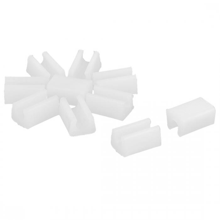 椅子の足キャップ 家具 PE ノンスリップ グライド チューブ 椅子 足キャップ カバー ホワイト 13mmの直径 10個入り