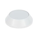 VekAuto 1 Pc ホイールセンターキャップ ハブキャップ リムセンターキャップ OD: 65mm/2.56" ユニバーサル プラスチック ホワイト Toyotaに対応カローラ Hondaに対応フィット用 ホワイトステッカー
