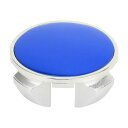 VekAuto 1 Pc ホイールセンターキャップ ハブキャップ リムセンターキャップ OD: 62mm/2.44" ユニバーサル プラスチック シルバートーン Toyotaに対応 用 Hondaに対応 用 ブルーステッカー