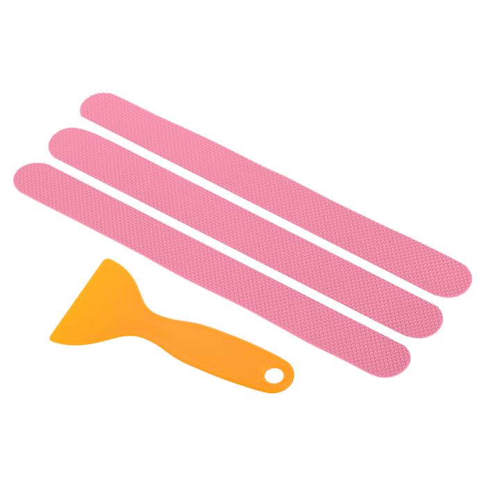 PATIKIL 200 x 20mm 滑り止めグリップテープ 12本 滑り止め牽引ストリップ 四角 スクレーパ付き 階段 ..