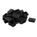 家具脚カバー 防音 傷防止 パイプキャップ パイプインサート ブラック プラスチック製 30個入り