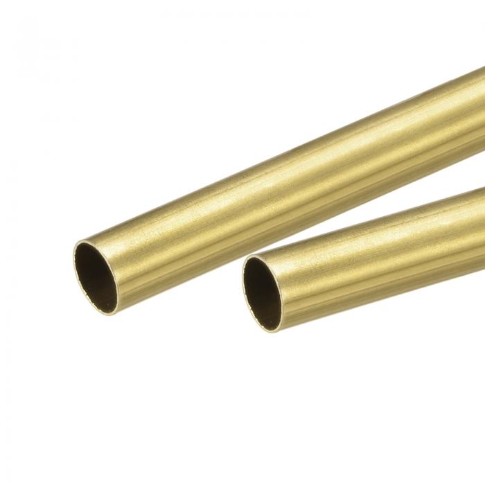 ラウンドチューブ 真ちゅう製 13 mm外径 0.5 mm壁の厚さ 200 mm長さパイプチューブ 2個