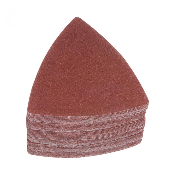 サンドパッド サンディングパッド 研磨パッド フック＆輪 三角形 酸化アルミニウム 振動マルチツールシ..