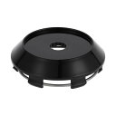 VekAuto 車輪ハブセンターキャップ70mm 2.76" ODセンターハブカバー車両およびトラック用傷つきにくいスタイリッシュなデザインABSプラスチック製光沢ブラック