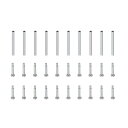チューブフリクションピン 時計ベルトプレッシャーバーピン 11x1mm ステンレス鋼 リベットエンド付き バンドクラスプバックル 10個入り
